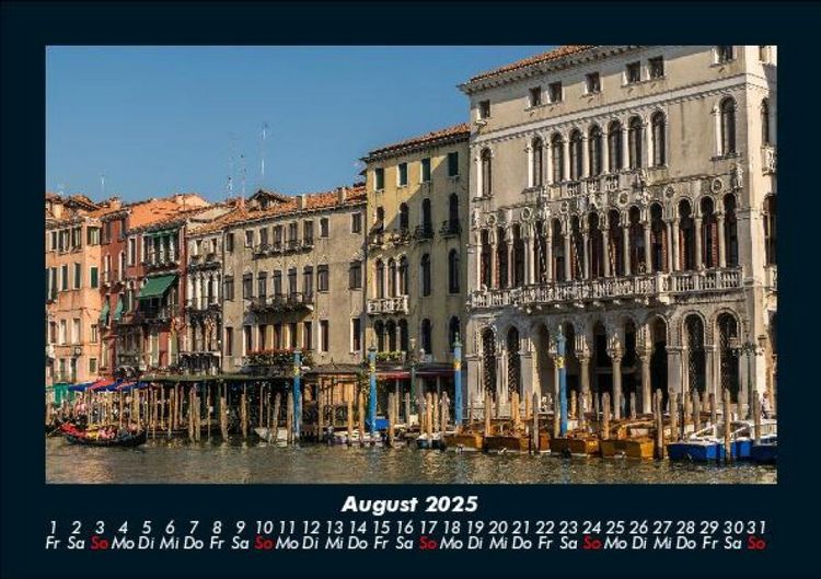 Produktbild: Venedig 2025 Fotokalender DIN A5