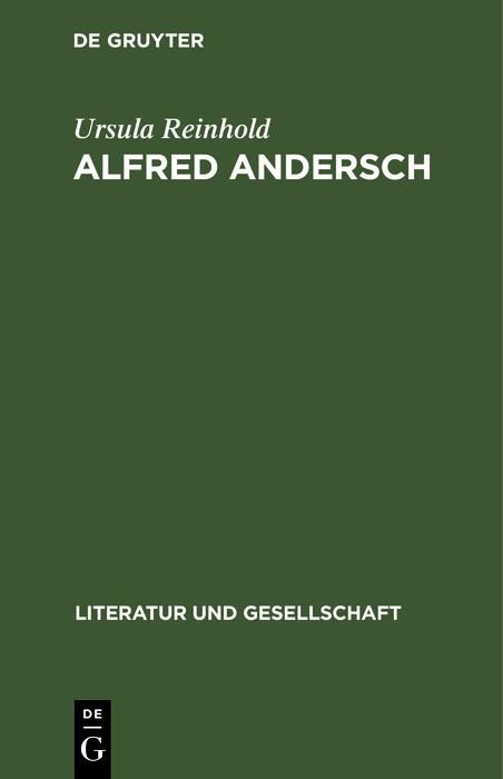 Produktbild: Alfred Andersch