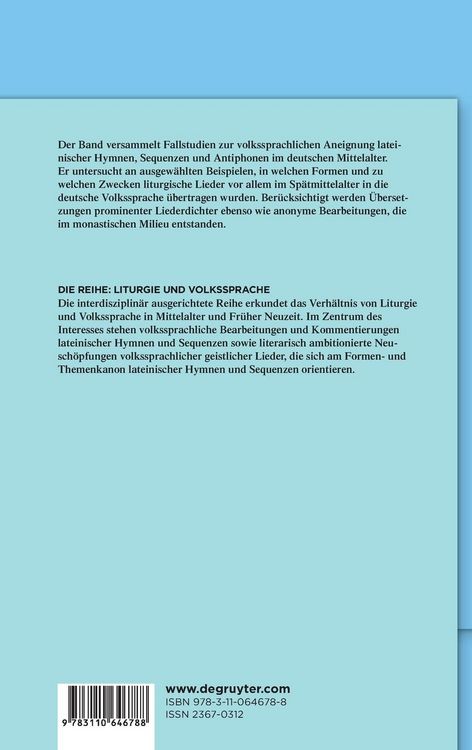 Produktbild: Hymnus, Sequenz, Antiphon