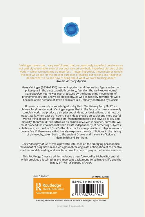 Produktbild: The Philosophy of 'As If'