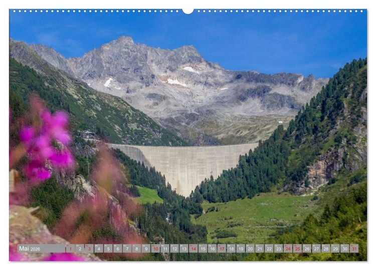 Produktbild: Die Zillertaler Alpen (Wandkalender 2026 DIN A2 quer), CALVENDO Monatskalender