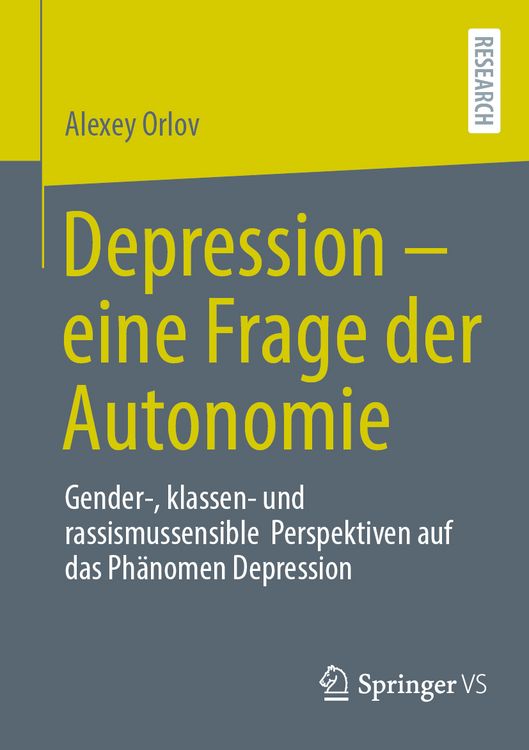 Produktbild: Depression &ndash; eine Frage der Autonomie