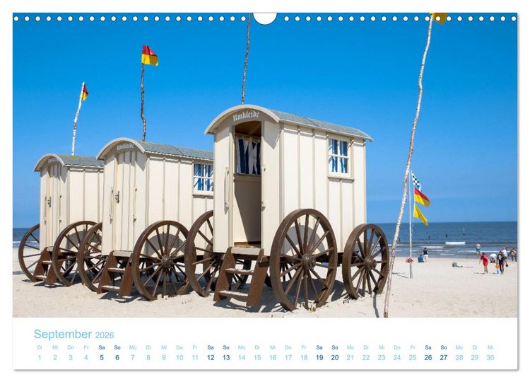 Produktbild: Sommer auf Norderney (Wandkalender 2026 DIN A3 quer), CALVENDO Monatskalender
