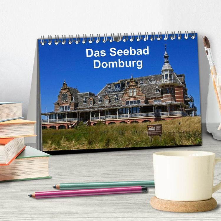 Produktbild: Das Seebad Domburg (Tischkalender 2026 DIN A5 quer), CALVENDO Monatskalender
