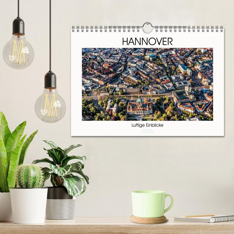 Produktbild: Hannover - Luftige Einblicke (Wandkalender 2026 DIN A4 quer), CALVENDO Monatskalender