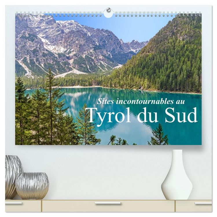 Produktbild: Sites incontournables au Tyrol du Sud (Calendrier mural 2026 DIN A2 vertical) calendrier de bureau
