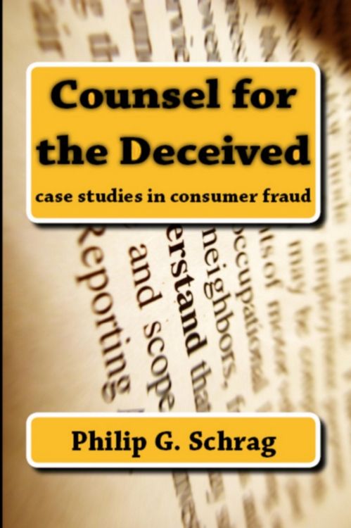Produktbild: Counsel for the Deceived: Case Studies in Consumer Fraud