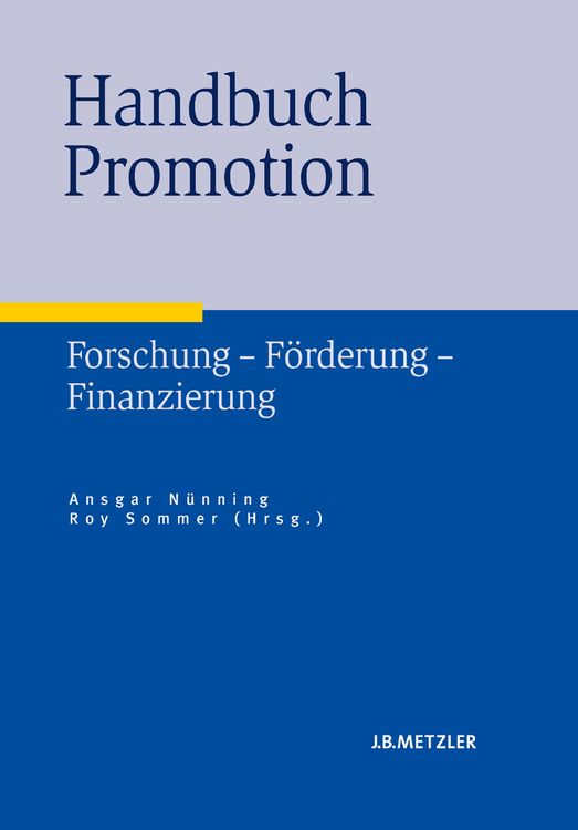 Produktbild: Handbuch Promotion