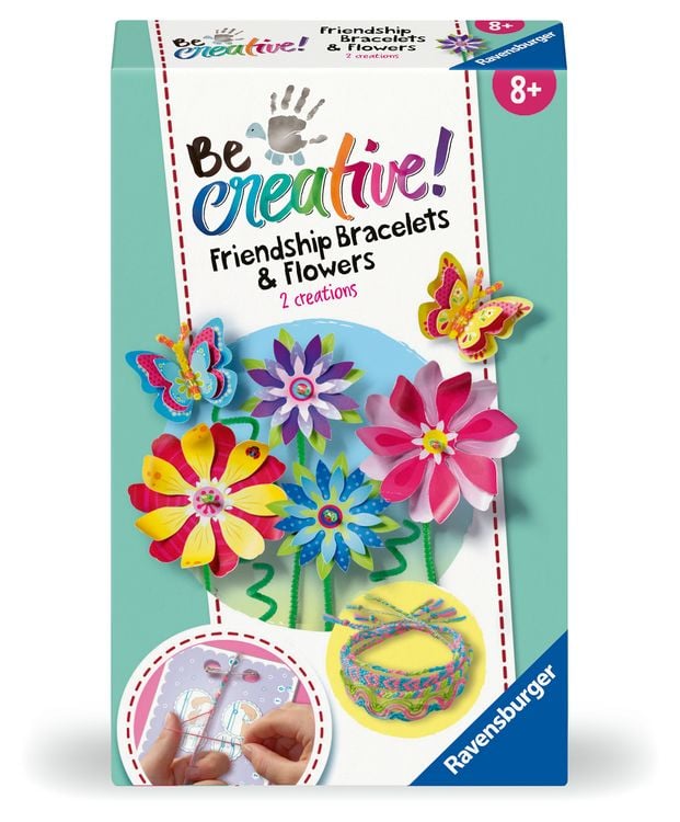 Produktbild: Freundschaftsbändchen & Blumen