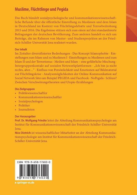 Produktbild: Muslime, Fl&uuml;chtlinge und Pegida