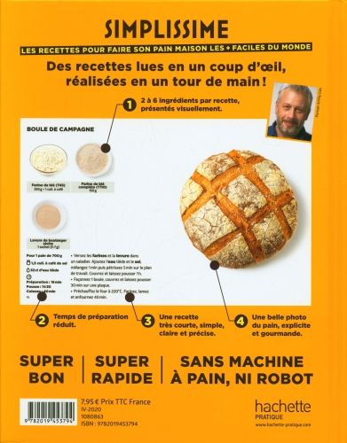 Produktbild: Les recettes pour faire son pain maison les + faciles du monde