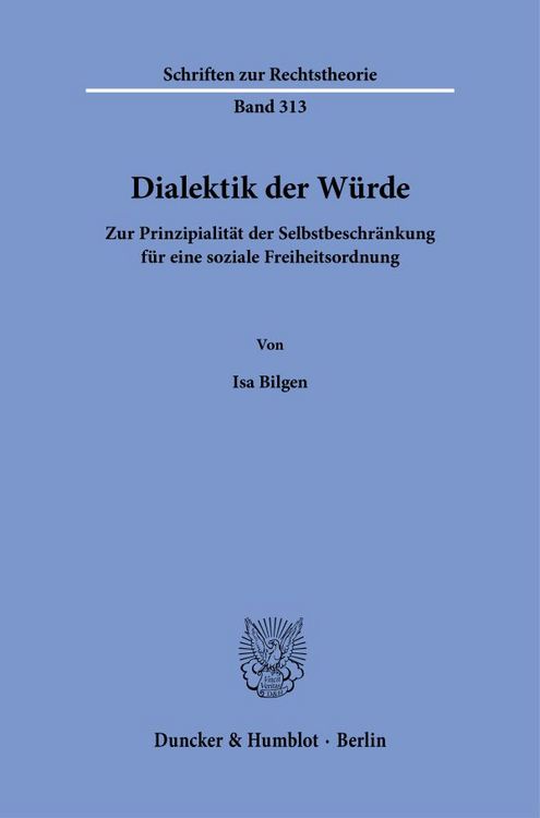 Produktbild: Dialektik der W&uuml;rde