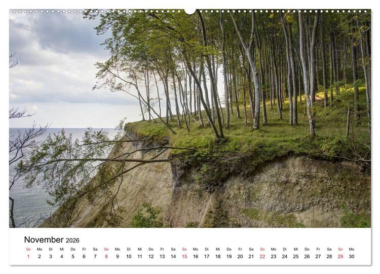 Produktbild: Der Hochuferweg im Jasmund Nationalpark (Wandkalender 2026 DIN A2 quer), CALVENDO Monatskalender