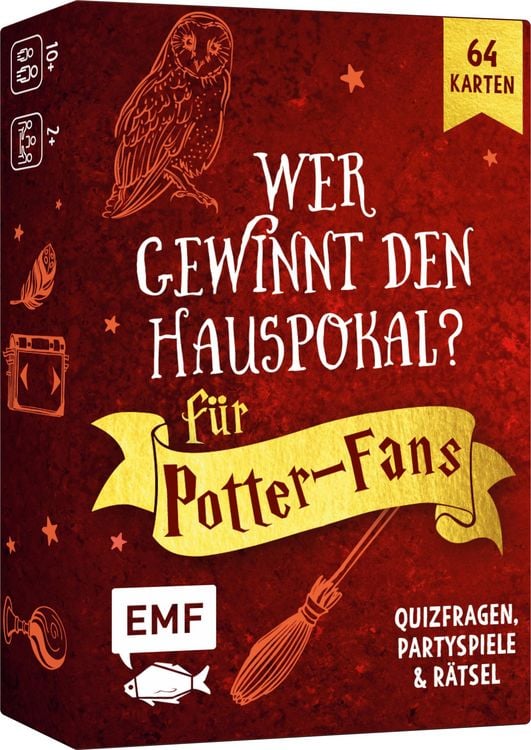 Produktbild: Kartenbox: Wer gewinnt den Hauspokal? Das Partyspiel f&uuml;r alle Harry Potter-Fans
