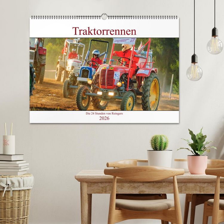 Produktbild: Traktorrennen - die 24 Stunden von Reingers (Wandkalender 2026 DIN A2 quer), CALVENDO Monatskalender