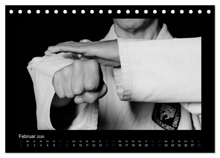 Produktbild: Traditionelles Taekwon-Do (Tischkalender 2026 DIN A5 quer), CALVENDO Monatskalender