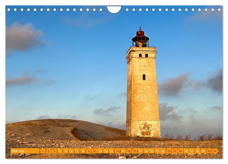 Produktbild: Rubjerg Knude Fyr - Ein Leuchtturm auf Abwegen (Wandkalender 2026 DIN A4 quer), CALVENDO Monatskalender