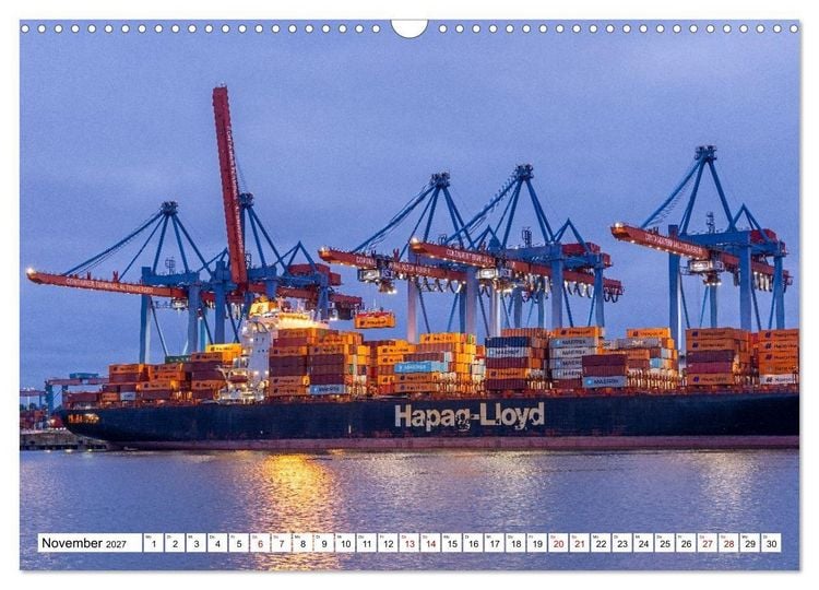Produktbild: Hamburg - Stadt rund ums Wasser (Wandkalender 2027 DIN A3 quer), CALVENDO Monatskalender