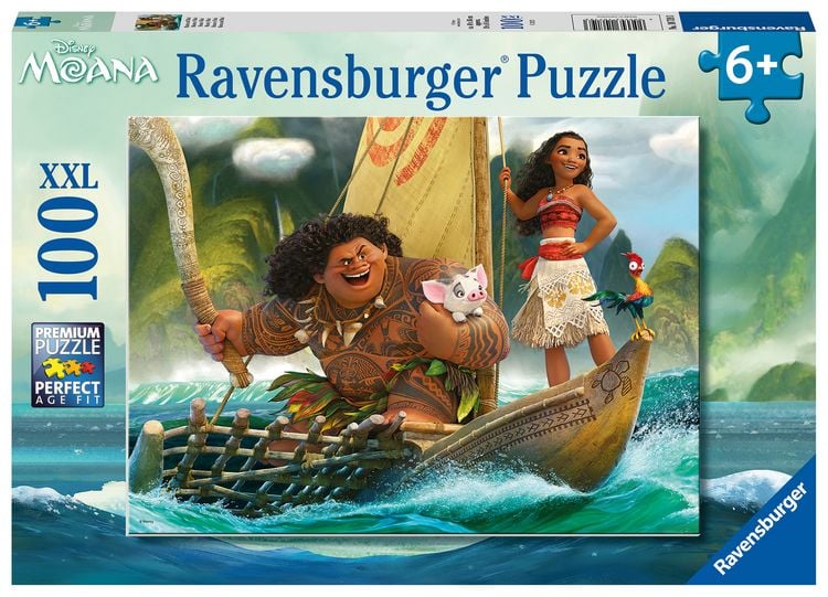 Produktbild: Puzzle Ravensburger Moana and Maui 100 Teile