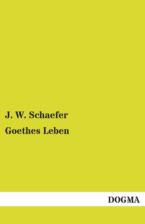 Produktbild: Goethes Leben