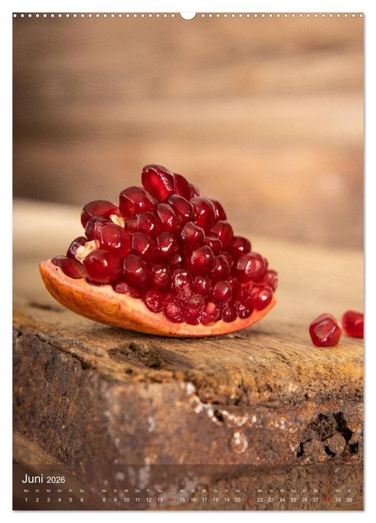 Produktbild: Granatapfel (hochwertiger Premium Wandkalender 2026 DIN A2 hoch), Kunstdruck in Hochglanz