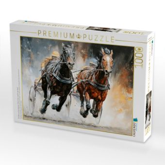 Produktbild: CALVENDO Puzzle Ein Motiv aus dem Kalender "Wild im Herz, weich in der Hand" | 1000 Teile Lege-Gr&ouml;&szlig;e 64x48cm Foto-Puzzle f&uuml;r gl&uuml;ckliche Stunden