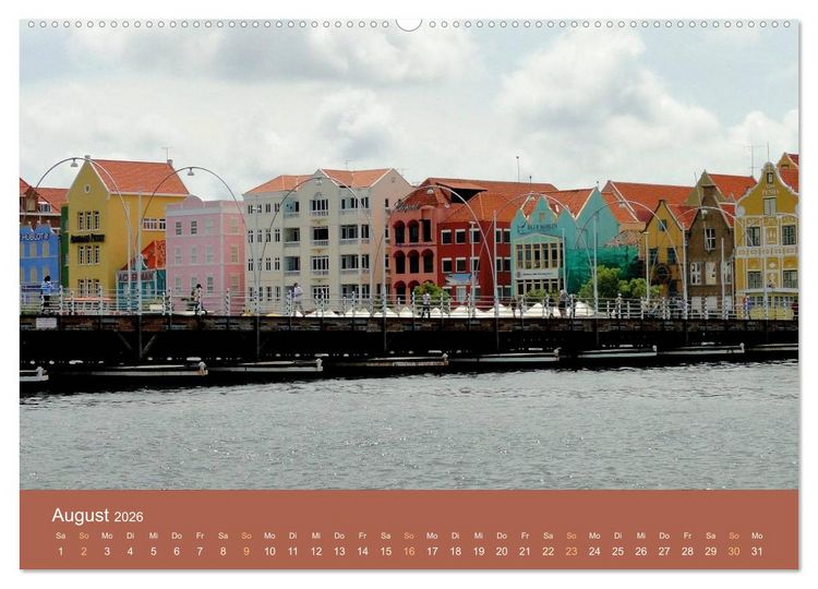 Produktbild: ABC: Aruba - Bonaire - Cura&ccedil;ao (Wandkalender 2026 DIN A2 quer), CALVENDO Monatskalender