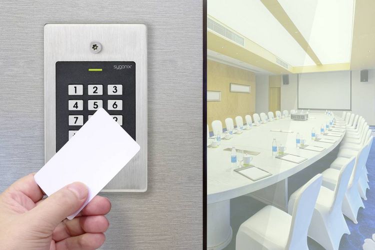 Produktbild: Sygonix SY-4760956 Code-Tastatur mit RFID Unterputz 12 V/DC, 18 V/DC IP66