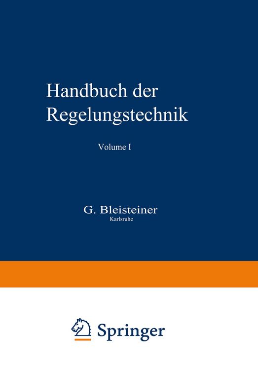 Produktbild: Handbuch der Regelungstechnik