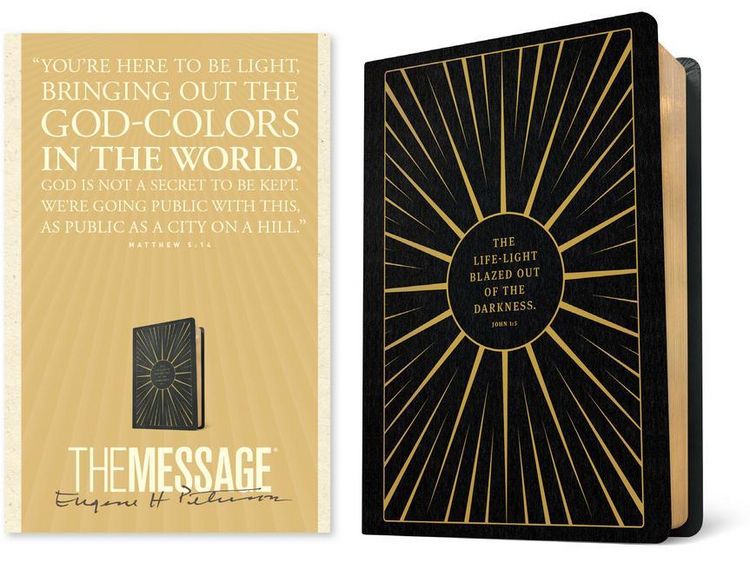 Produktbild: The Message Anniversary Edition (Leather-Look, Life-Light Black)