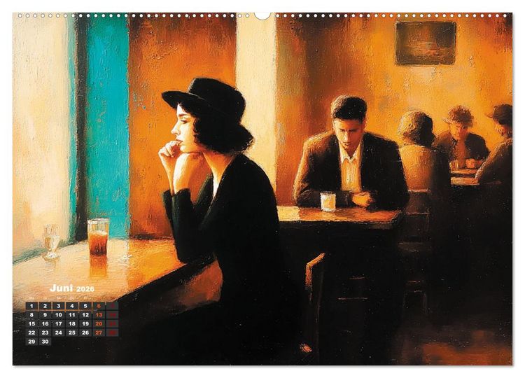 Produktbild: Von Menschen und Momenten (hochwertiger Premium Wandkalender 2026 DIN A2 quer), Kunstdruck in Hochglanz