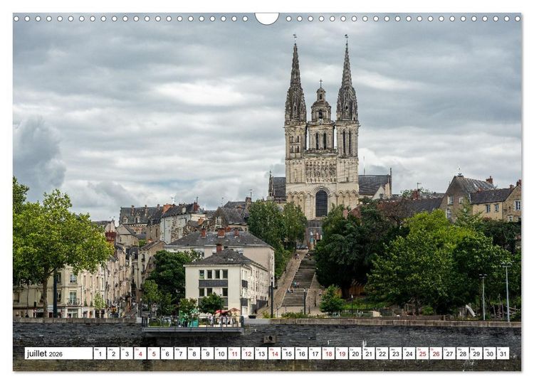 Produktbild: Le long de la Loire (Calendrier mural 2026 DIN A3 vertical), CALVENDO calendrier mensuel