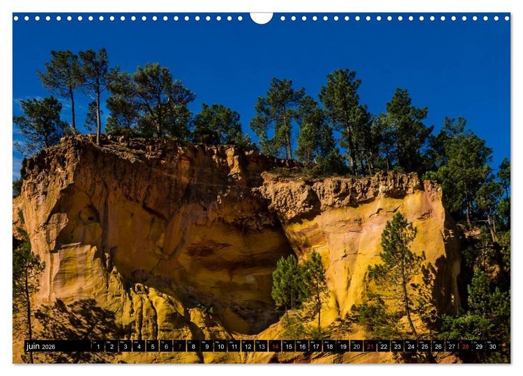 Produktbild: Un &eacute;t&eacute; en Provence dans le Luberon (Calendrier mural 2026 DIN A3 vertical), CALVENDO calendrier mensuel