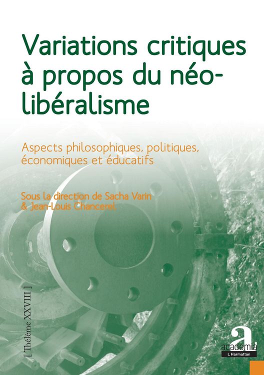 Produktbild: Variations critiques a propos du neoliberalisme