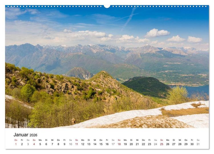 Produktbild: Lago Maggiore - Unterwegs am Westufer (Wandkalender 2026 DIN A2 quer), CALVENDO Monatskalender