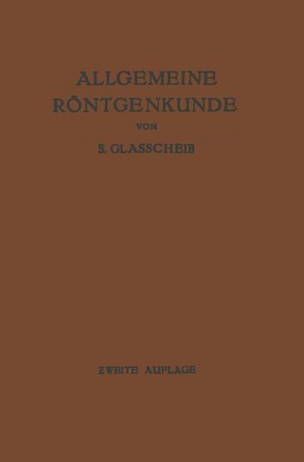 Produktbild: Allgemeine R&ouml;ntgenkunde