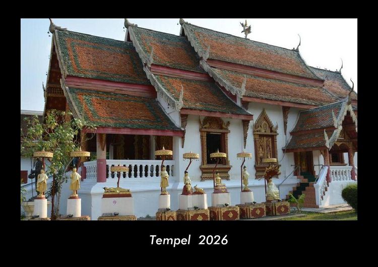 Produktbild: Tempel 2026 Fotokalender DIN A3