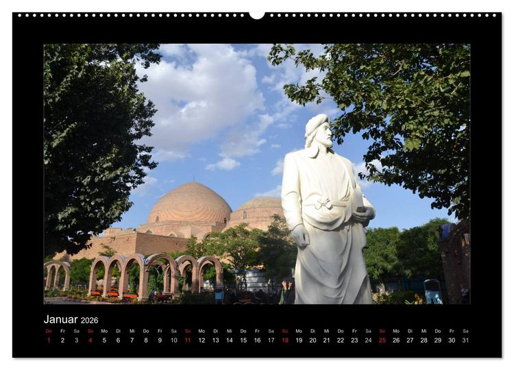 Produktbild: IRAN 2026 (hochwertiger Premium Wandkalender 2026 DIN A2 quer), Kunstdruck in Hochglanz