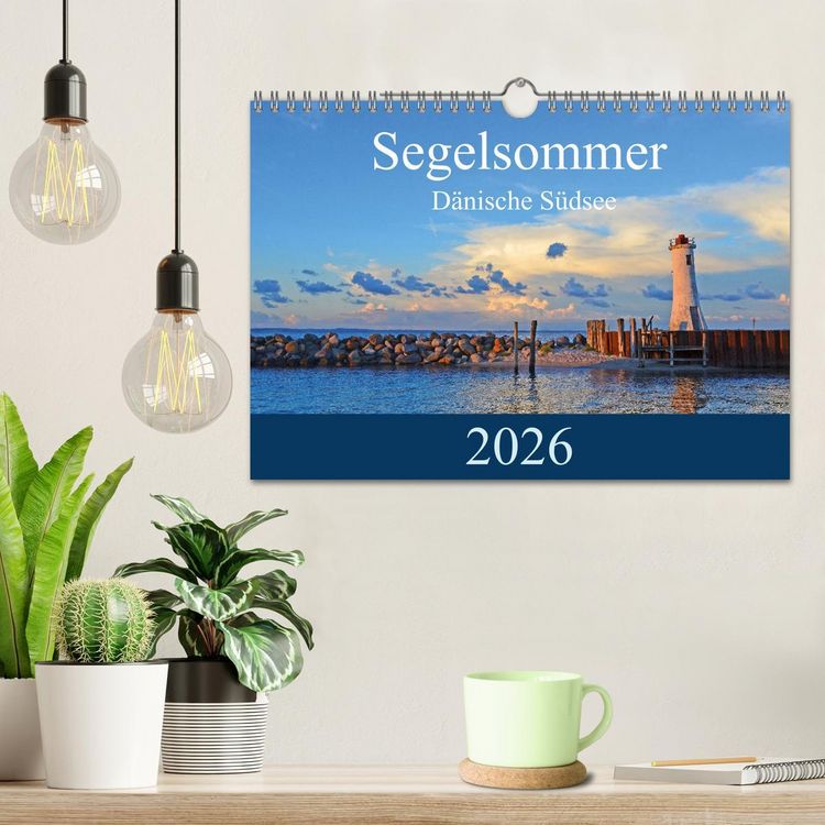 Produktbild: Segelsommer - D&auml;nische S&uuml;dsee (Wandkalender 2026 DIN A4 quer), CALVENDO Monatskalender