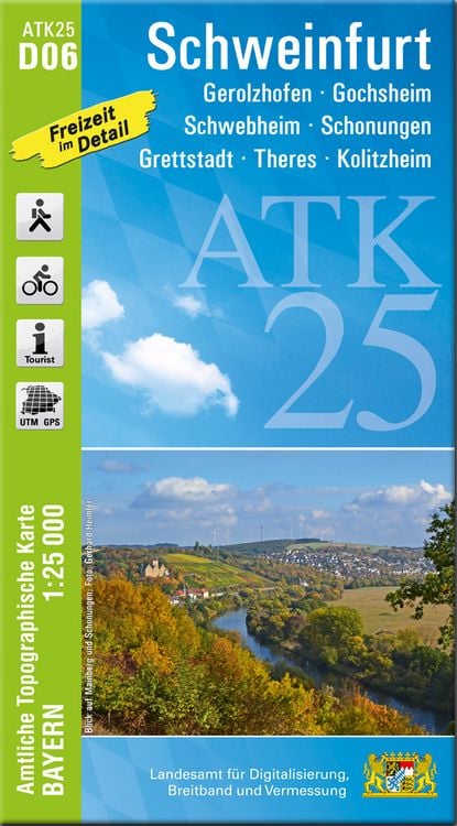 Produktbild: ATK25-D06 Schweinfurt (Amtliche Topographische Karte 1:25000)