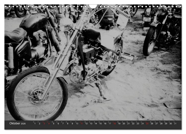 Produktbild: east Rider - Biker und Bikes aus der DDR (Wandkalender 2026 DIN A3 quer), CALVENDO Monatskalender