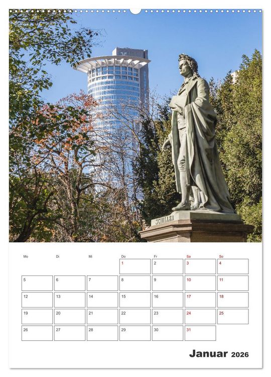 Produktbild: Frankfurt am Main - Impressionen aus der Finanzmetropole (Wandkalender 2026 DIN A2 hoch), CALVENDO Monatskalender