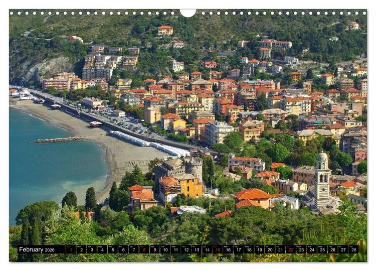 Produktbild: Riviera di Levante The Coast of Liguria (Wall Calendar 2026 DIN A3 landscape), CALVENDO 12 Month Wall Calendar