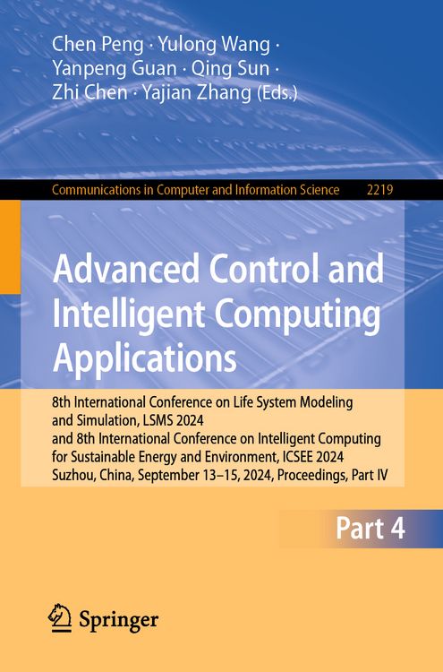 Produktbild: Advanced Control and Intelligent Computing Applications