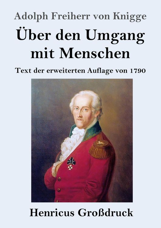 Produktbild: Über den Umgang mit Menschen (Großdruck)