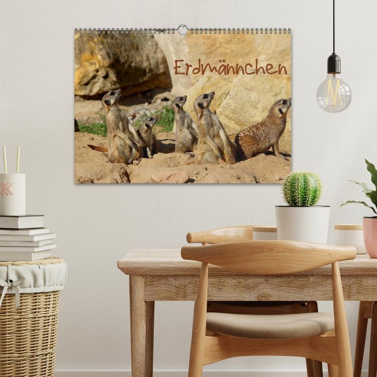 Produktbild: Erdm&auml;nnchen (Wandkalender 2026 DIN A3 quer), CALVENDO Monatskalender