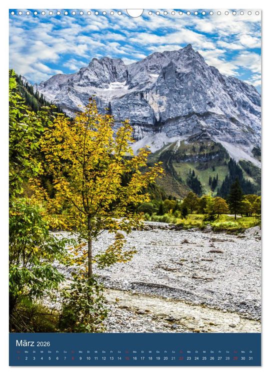 Produktbild: Karwendel - Hinterriss-Eng (Wandkalender 2026 DIN A3 hoch), CALVENDO Monatskalender