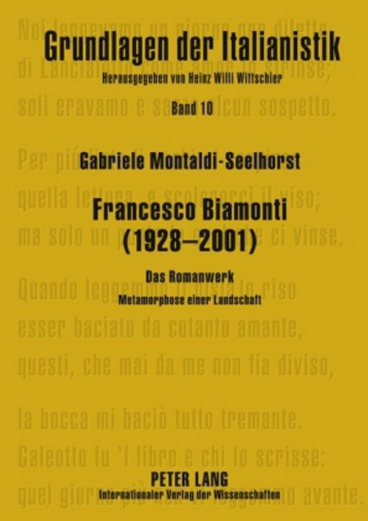 Produktbild: Francesco Biamonti (1928-2001)