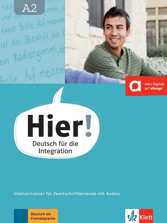 Produktbild: Hier! A2.  Intensivtrainer f&uuml;r Zweitschriftlernende mit Audios