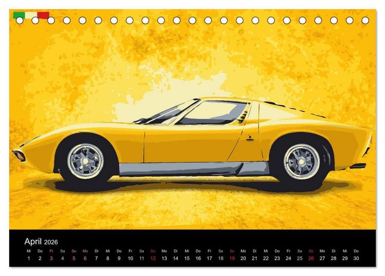 Produktbild: DIE GLORREICHEN ZW&Ouml;LF (Tischkalender 2026 DIN A5 quer), CALVENDO Monatskalender